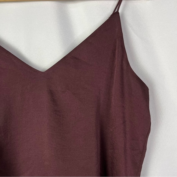 Express Burgundy Red V-Neck Cami Tank Top S - Picture 5 of 6